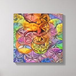 Impressão Em Tela Flor Exótico da Vida