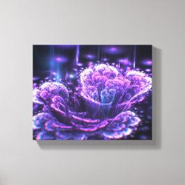 Impressão Em Tela flor fractal