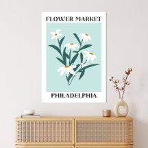 Flor Market Philadelphia White Daisy Floral