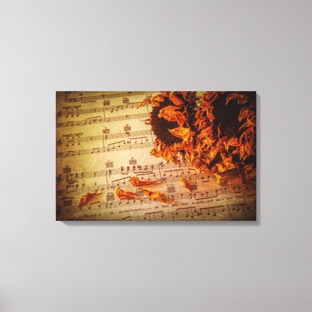 Impressão Em Tela Flor para Criança (Frente)