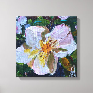 Impressão Em Tela Flor, pintura a óleo contemporânea