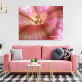 Impressão Em Tela flor rosa