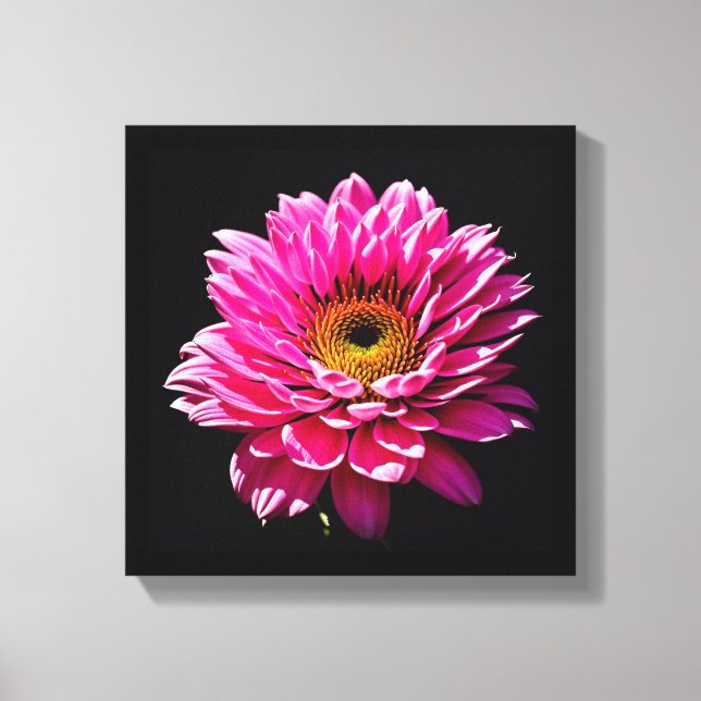 Impressão Em Tela Flor rosa (Frente)