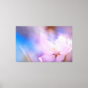 Impressão Em Tela Flor rosa de cereja