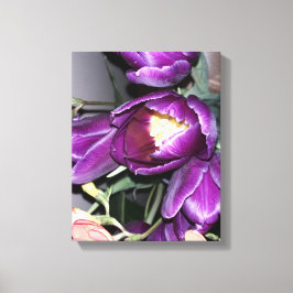 Impressão Em Tela Flor roxa