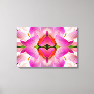 Impressão Em Tela FLOR RÚPIDO - Arte Fractal -