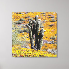 Impressão Em Tela Flor selvagem florescente