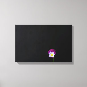 Impressão Em Tela Flor violeta 16,50x11 (41,25x27,5 cm) waccn