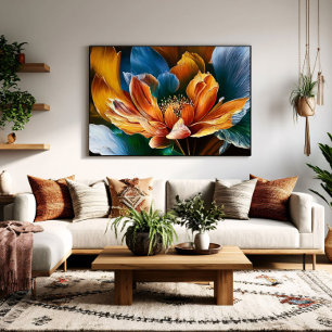 Impressão Em Tela Floração de Luz