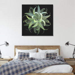Impressão Em Tela Floração de Samambaia Fractal