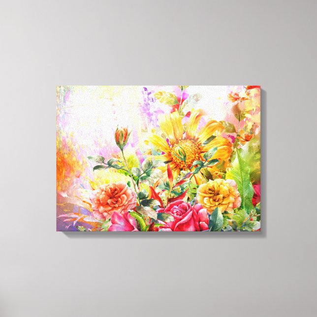 Impressão Em Tela Floral Blossom Bloom Wall Art (Frente)