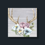 Impressão Em Tela Floral Deer Antlers<br><div class="desc">Aterros Florais. Grace Popp. ID da imagem: 151088GG.</div>
