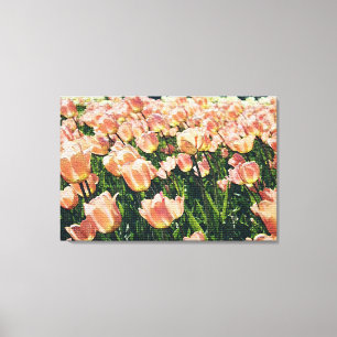 Impressão Em Tela Floral Elegante Moderno