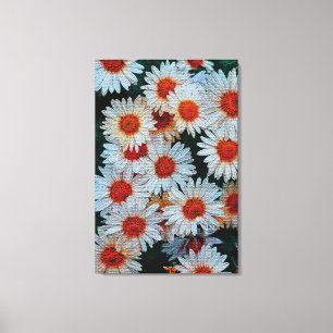 Impressão Em Tela Floral Elegante Moderno