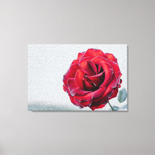 Impressão Em Tela Floral Elegante Moderno