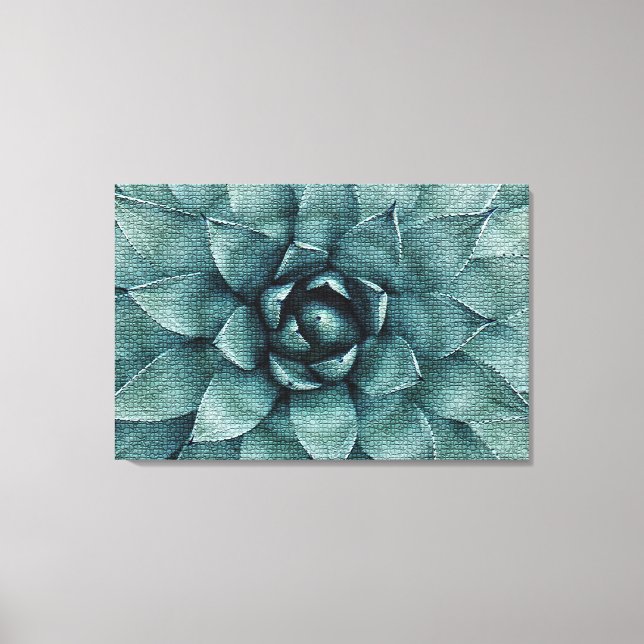 Impressão Em Tela Floral Elegante Moderno (Frente)