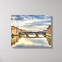 Impressão Em Tela Florence, Itália 35,5 cm x 28 cm, 3,8 cm, Única
