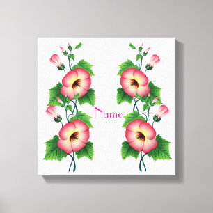 Impressão Em Tela Flores Cor-de-Rosa Anormais Thunder_Cove  