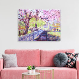 Impressão Em Tela Flores da Árvore Cercis Pink em Williamsburg Virgí