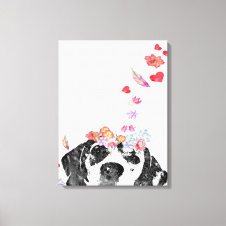 Impressão Em Tela Flores de exaustão de tubérculos para pintura por
