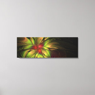 Impressão Em Tela Flores de fantasia fractal suaves e tenra