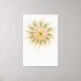 Impressão Em Tela Flores de fantasia fractal suaves e tenra