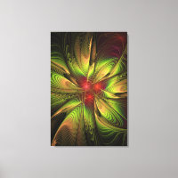 Flores de fantasia fractal suaves e tenra