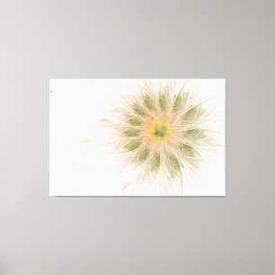 Impressão Em Tela Flores de fantasia fractal suaves e tenra