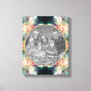 Impressão Em Tela Flores de Península Rosa Criam sua própria foto