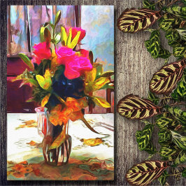 Impressão Em Tela Flores do Amor PM0001