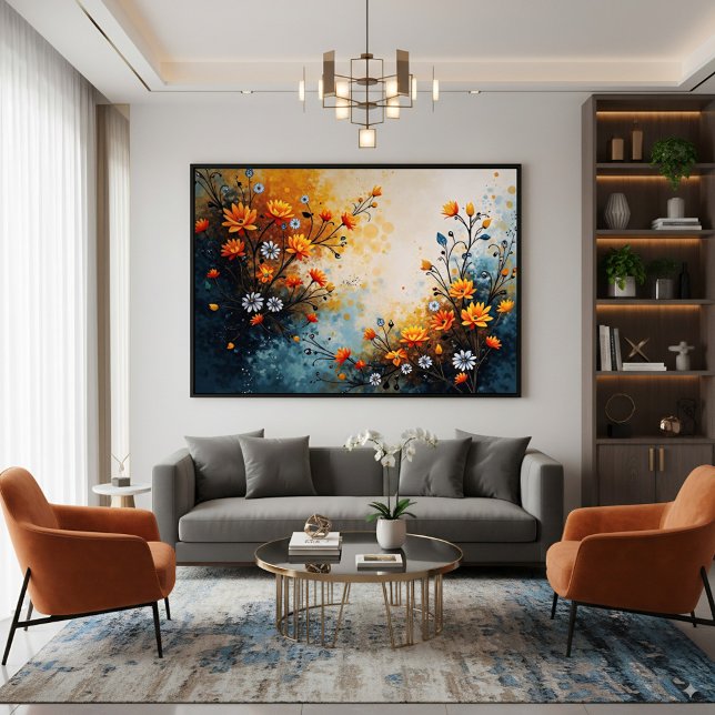 Impressão Em Tela Flores em Celebração (Criador carregado)