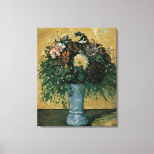Impressão Em Tela Flores em um Vaso Azul por Paul Cezanne Arte Vinta