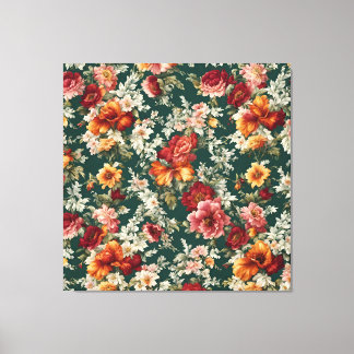 Impressão Em Tela Flores italianas refinadas e deliciosas com vegeta