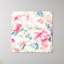 Flores rosa suaves e folhas cerulanas