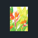 Impressão Em Tela Flores Tropicais | Pássaro do Paraíso<br><div class="desc">Watercolor Tropical Flowers 2 Artista: Tim OToole</div>