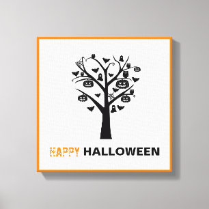 Impressão Em Tela Floresta Assombrada, Tela do Halloween