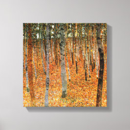 Impressão Em Tela Floresta de faia por Gustav Klimt - Tela de arte