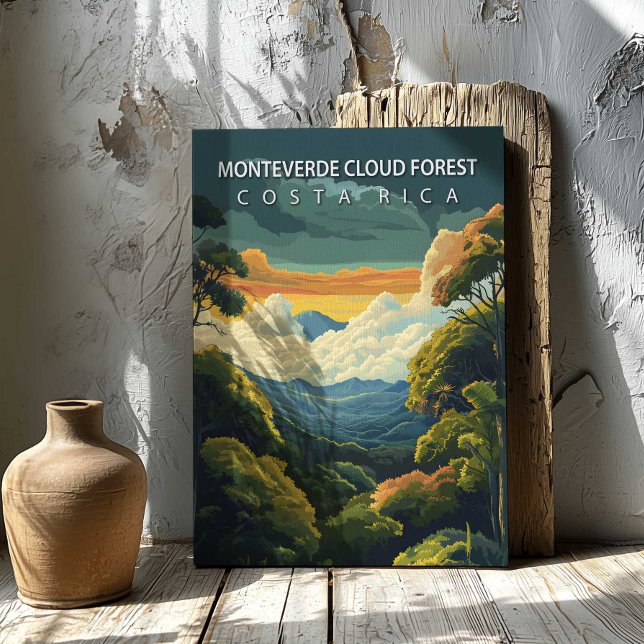 Impressão em Tela Floresta de Nuvens Monteverde Co (Monteverde Cloud Forest Costa Rica Canvas Print by TinkPrints.)