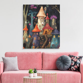 Impressão Em Tela Floresta Encantada por Whimsy