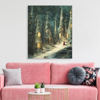 Impressão Em Tela Floresta Encantada por Whimsy