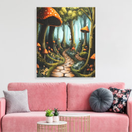 Impressão Em Tela Floresta Encantada por Whimsy