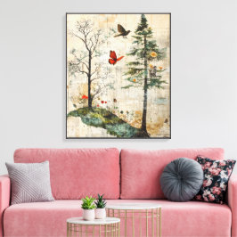 Impressão Em Tela Floresta Encantada por Whimsy