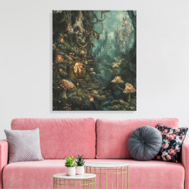 Impressão Em Tela Floresta Encantada por Whimsy
