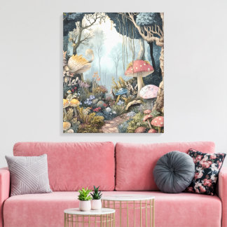 Impressão Em Tela Floresta Encantada por Whimsy