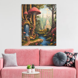 Impressão Em Tela Floresta Encantada por Whimsy