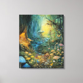 Impressão Em Tela Floresta Encantada por Whimsy