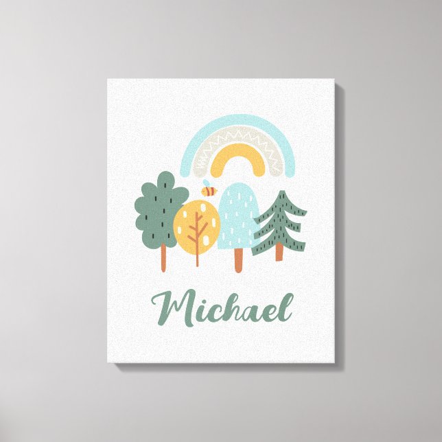 Impressão Em Tela Floresta Mágica Cotovelo (Frente)