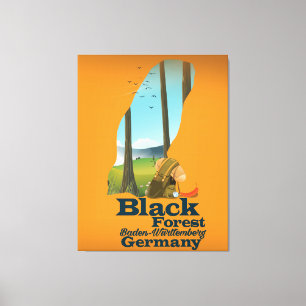 Impressão Em Tela Floresta Negra - Baden-Württemberg - Alemanha