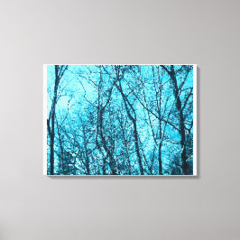 Impressão Em Tela Floresta No Azure