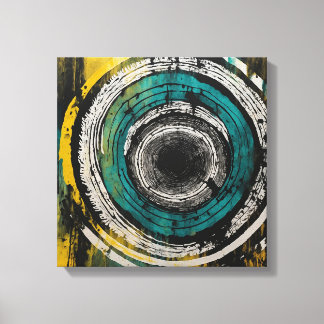 Impressão Em Tela Floresta solar em teares Arte de parede aquosa